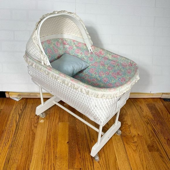 Vintage Toys Vintage White Wickerdoll On Wheels Poshmark